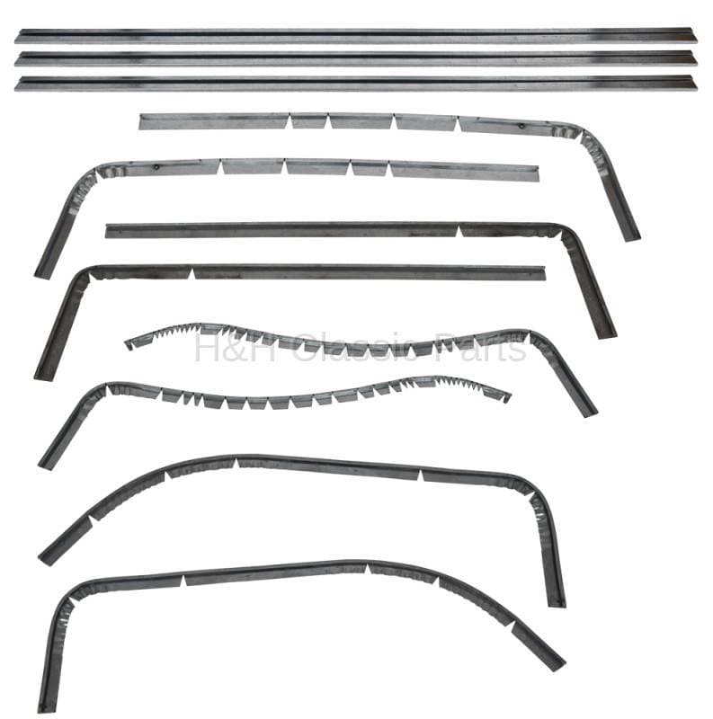 Door Panel Metal Edging Set