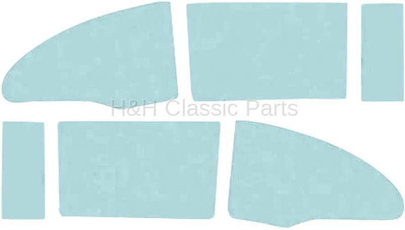 Side Glass Set 6-PC Tinted