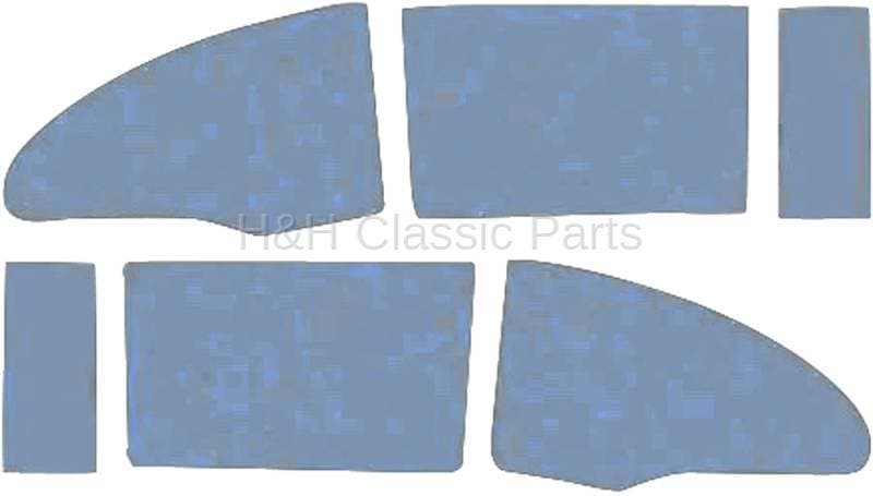 Side Glass Set 6-PC Gray