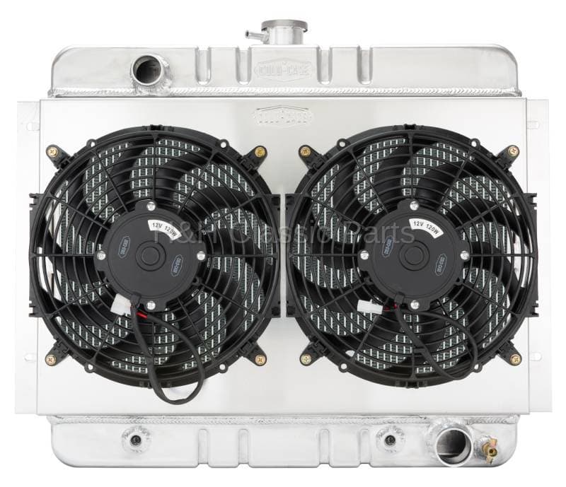 Aluminum Radiator with Dual Electric Fans