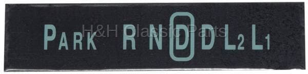 Shift Indicator Lens