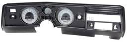 Dakota Digital VHX Gauge System Silver Alloy White