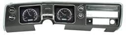 Dakota Digital VHX Gauge System Black Alloy White