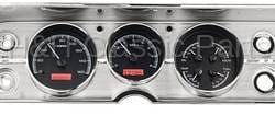 Dakota Digital VHX Gauge System Black Alloy Red