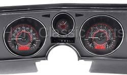 Dakota Digital VHX Gauge System Carbon Fiber Red