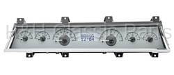 Dakota Digital VHX Gauge System Silver Alloy White