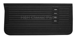 Front Door Panels Black