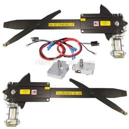 Nu-Relics Front Power Window Kit with NU-Cranks
