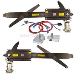 Nu-Relics Front Power Window Kit with NU-Cranks