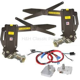 Nu-Relics Front Power Window Kit with NU-Cranks