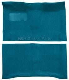 Bright Blue 80/20 Loop Carpet