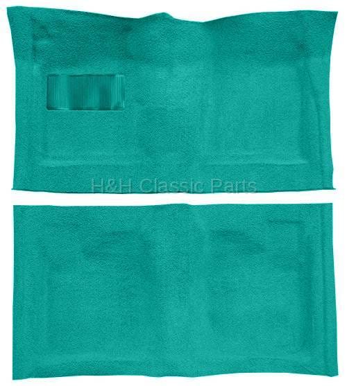 Turquoise Tuxedo Carpet