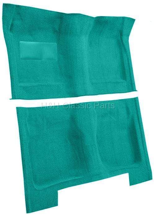 Turquoise Tuxedo Carpet thumbnail 2