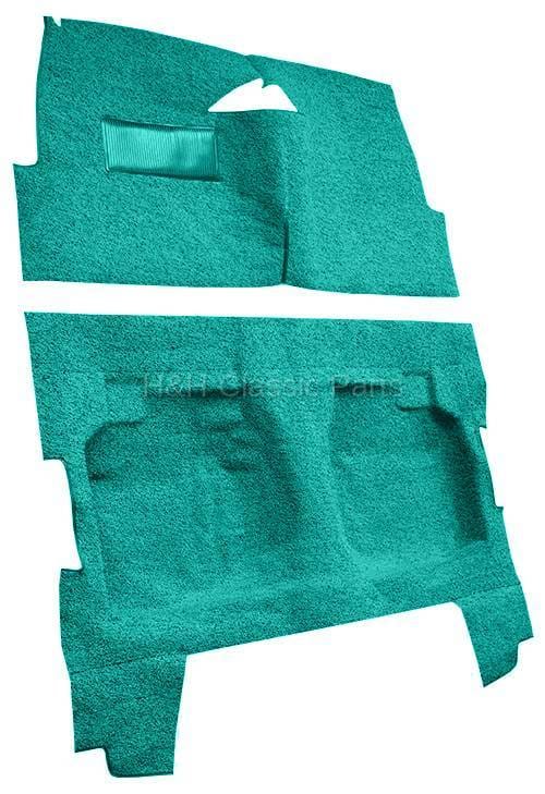 Turquoise Tuxedo Carpet thumbnail 2