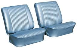 Front Seat Covers Light Blue