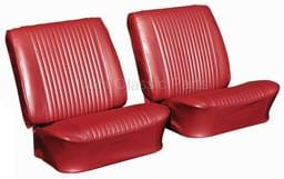Front Seat Covers Red