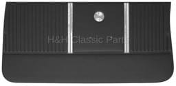 Front Door Panels Black