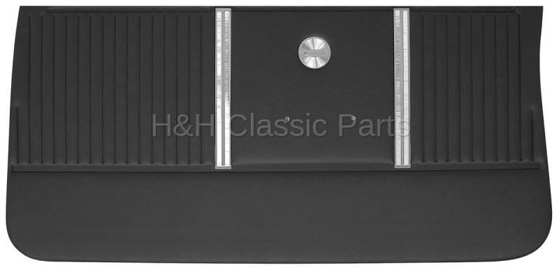Front Door Panels Black