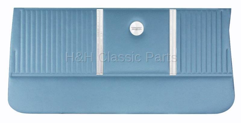 Front Door Panels Light Blue