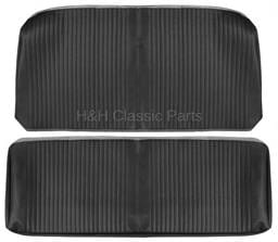 Rear Seat Covers Black
