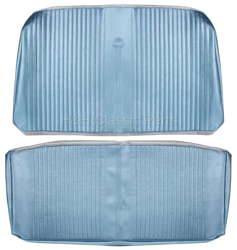 Rear Seat Covers Light Blue