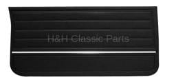 Front Door Panels Black