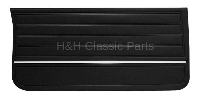 Front Door Panels Black