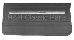 Front Door Panels Black