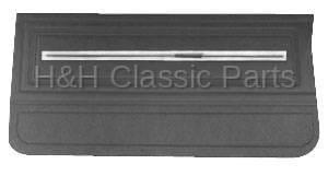 Front Door Panels Black