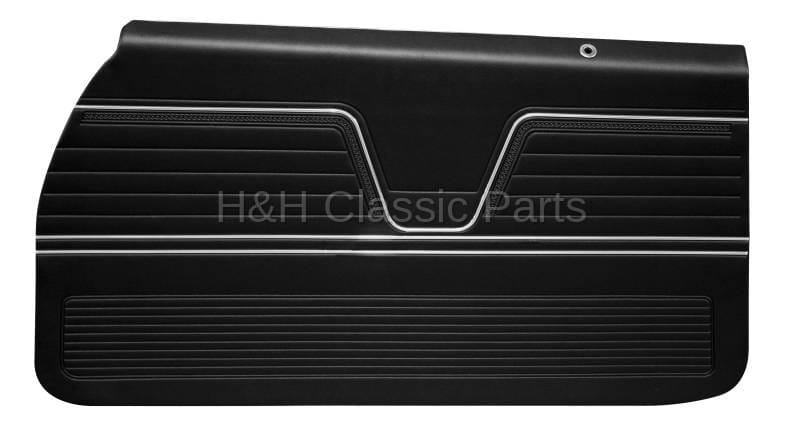 Front Door Panels Black