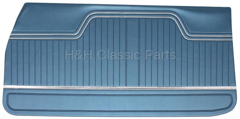 Front Door Panels Bright Blue