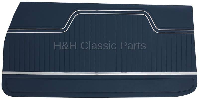 Front Door Panels Dark Blue