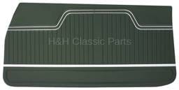 Front Door Panels Dark Green