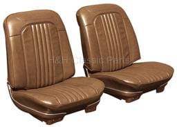 Front Seat Covers Dark Saddle