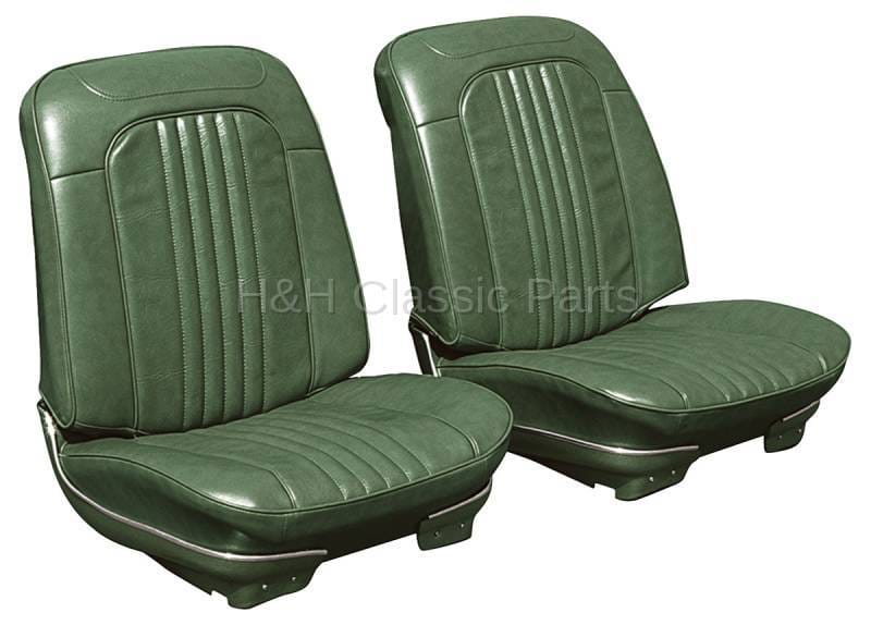 Front Seat Covers Dark Green