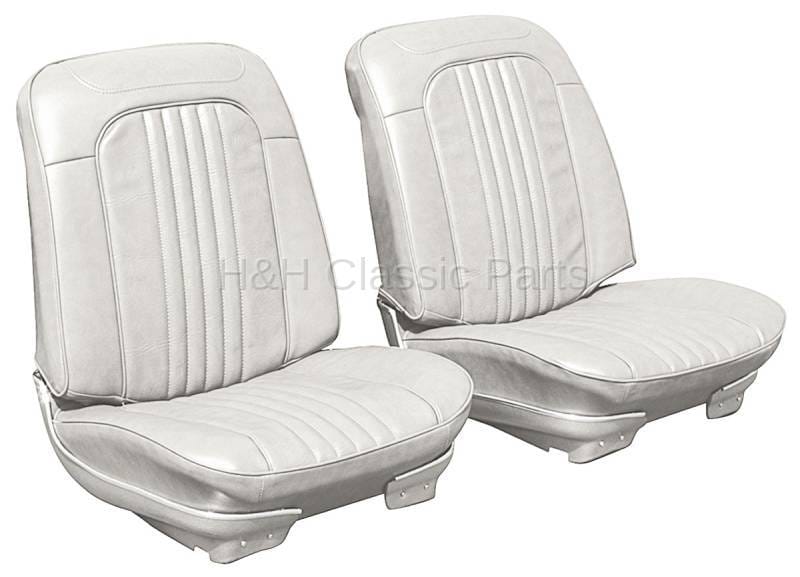 Front Seat Covers White