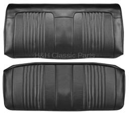 Rear Seat Covers Black