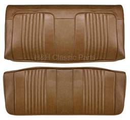 Rear Seat Covers Dark Saddle
