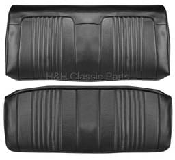 Rear Seat Covers Black