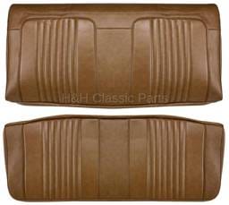 Rear Seat Covers Dark Saddle