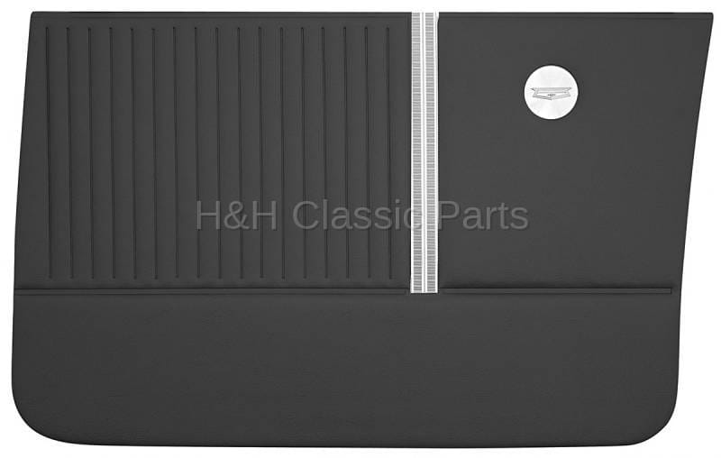 Front Door Panels Black