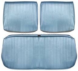 Front Seat Covers Light Blue