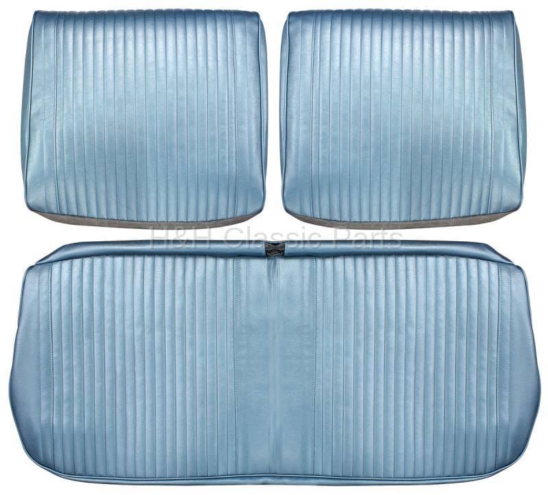 Front Seat Covers Light Blue