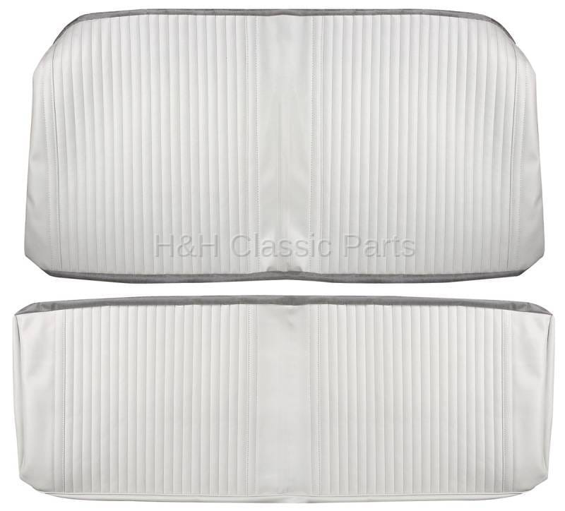 Rear Seat Covers White
