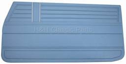 Front Door Panels Light Blue