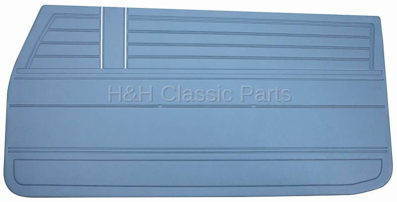 Front Door Panels Light Blue