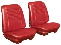 Front Seat Covers Red