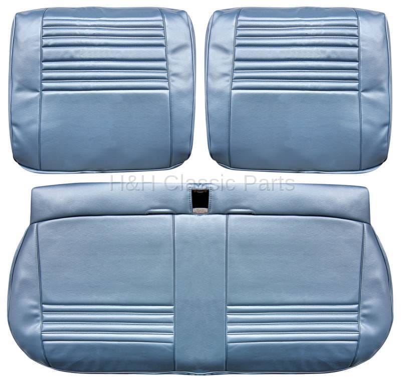 Front Seat Covers Light Blue