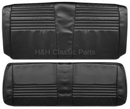 Rear Seat Covers Black