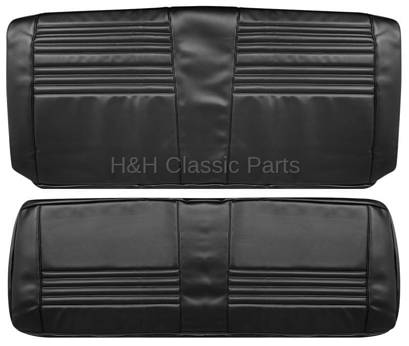 Rear Seat Covers Black